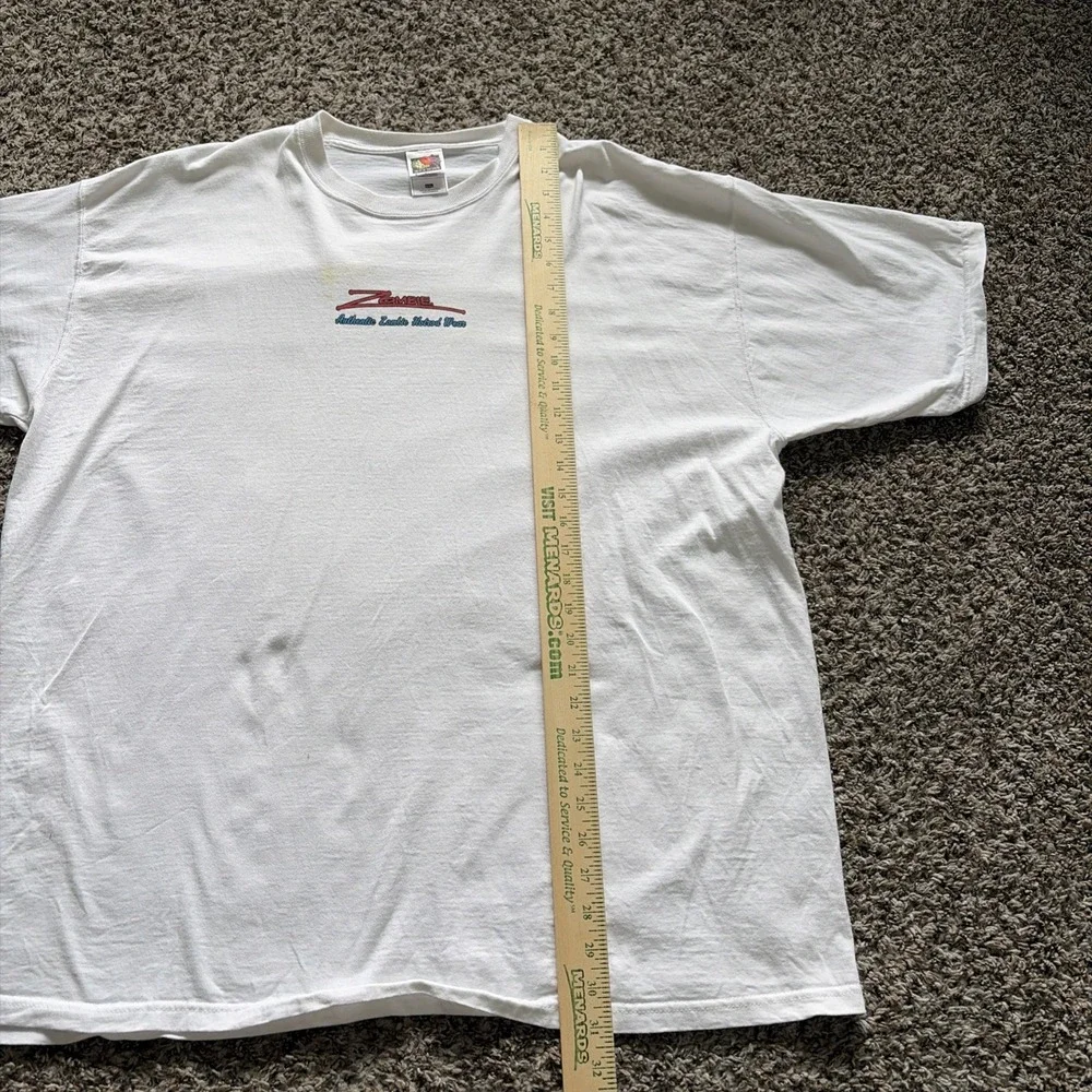 Vintage 1998 Zombie Hotrod Wear T Shirt Playing Card White 2XL Zombie Marcom
